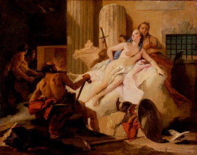 Sketch for Venus and Vulcan by Giovanni Battista Tiepolo